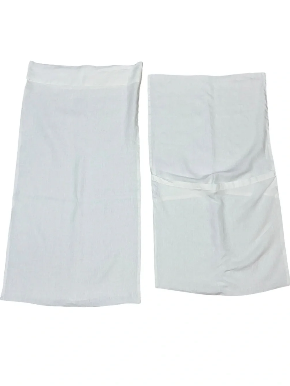 Quince White 100% Linen King Pillow Sham & Pillowcase Set